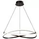 Pendul LED Mantra Infinity, 42W, maro antic, dimabil