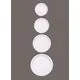 Spot LED, incastrat, Mantra Saona, 18W, 3000K, 21x175mm, alb mat, C0186