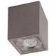 Spot fix aplicat Mantra Levi, 1xGU10, gri, patrat, IP65