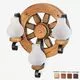 Aplica Russtik Roata, 3xE14, antic