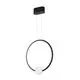 Pendul LED Nova Luce Celia, 25,6W, negru, dimabil