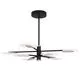 Lustra LED Nova Luce Genti, 54W, auriu, negru