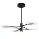 Lustra LED Nova Luce Genti, 42W, auriu, negru