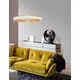 Pendul LED Nova Luce Courtez, 45W, 3000K, D60 cm, Hmax 150 cm, bronz