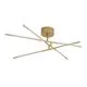 Pendul LED Nova Luce Raccio, 30W, alama, auriu, dimabil