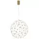 Pendul LED Nova Luce Sole, 21,6W, auriu