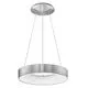 Pendul LED Nova Luce Rando Thin, 30W, argintiu, dimabil