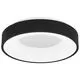 Plafoniera LED Nova Luce Rando Thin, 30W, negru, dimabil