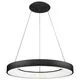 Pendul LED Nova Luce Rando Smart, 50W, negru, dimabil, Smart control App
