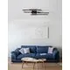 Plafoniera LED Nova Luce Bilbao, 55W, 3000K, negru mat, dimabil