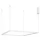 Pendul LED Nova Luce Eterna, 50W, alb nisipiu, dimabil