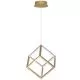 Pendul LED Nova Luce Gabbia, 45W, auriu, dimabil
