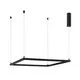 Pendul LED Nova Luce Eterna, 40W, negru, dimabil