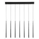 Pendul LED Nova Luce Giono, 21W, negru