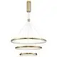 Pendul LED Nova Luce Empatia, 108W, alama, auriu, dimabil