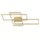 Plafoniera LED Nova Luce Bilbao, 55W, auriu rustic, dimabil