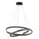Pendul LED Nova Luce Torrente, 93W, negru, dimabil