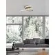 Lustra LED Nova Luce Fusion, 40W, 3000K, alama, auriu