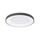 Plafoniera LED Nova Luce Rando Thin, 50W, negru, dimabil