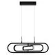 Pendul LED Nova Luce Arte, 50W, negru mat, dimabil