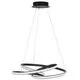 Pendul LED Nova Luce Menton, 43W, negru, dimabil