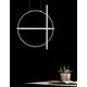 Pendul LED Nova Luce Arte, 53W, 3000K, L52 cm, Hmax 1200 cm, auriu, dimabil Triac