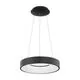 Pendul LED Nova Luce Rando Thin, 30W, negru, dimabil