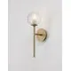 Aplica Nova Luce Mirano, 1xG9, auriu, alama