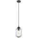 Pendul Nova Luce Nord, 1xE14, maro, transparent