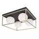 Plafoniera Nova Luce Juliet, 4xE14, alb, auriu, negru
