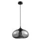 Pendul Nova Luce Savaz, 1xE27, crom, negru