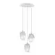Pendul Nova Luce Ice, 3xG9, alb