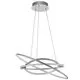 Pendul LED Nova Luce Livorno, 55W, crom
