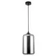 Pendul Nova Luce Savaz, 1xE27, crom, negru