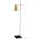 Lampadar Nova Luce Signore, 1xE27, auriu satinat, negru