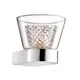 Aplica Nova Luce Boccale, 1xG9, crom, transparent