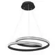 Pendul LED Nova Luce Grania, 25W, negru, dimabil