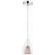Pendul Nova Luce Hugo, 1xG9, auriu roz, crom