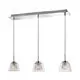 Pendul Nova Luce Boccale, 3xG9, crom, transparent