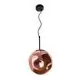 Pendul Nova Luce Mayan, 1xE27, cupru, negru