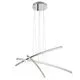 Pendul LED Nova Luce Seville, 38W, crom