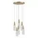 Pendul Nova Luce Kovac, 6xG9, auriu