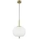 Pendul Nova Luce Lato, 1xE27, alama antica, alb, negru