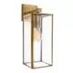 Aplica Nova Luce Flavio, 1xE27, alama antica, transparent