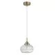 Pendul Nova Luce Mond, 1xE14, auriu satinat, transparent