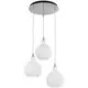Pendul Nova Luce Odell, 3xE14, crom, opal