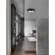 Plafoniera Nova Luce Perleto, 3xE27, alb, negru