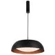 Pendul LED Nova Luce Landon, 40W, cupru, negru, dimabil