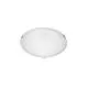 Plafoniera Nova Luce Shell, 2xE27, alb, crom, transparent