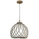 Pendul Nova Luce Adana, 1xE27, lemn natur